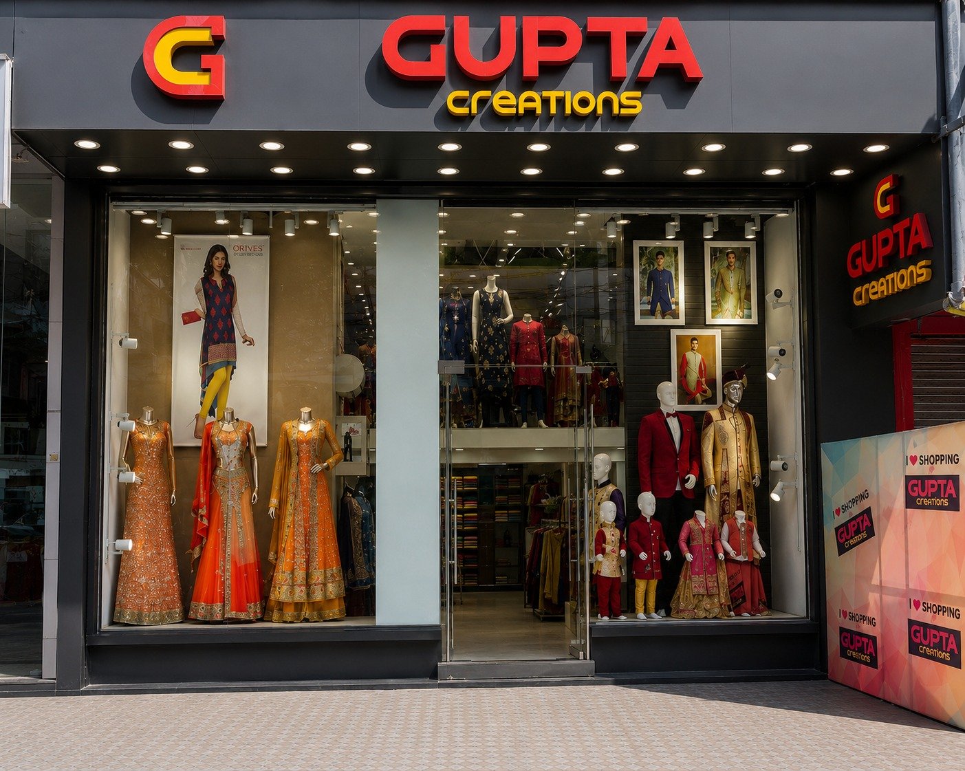 Gupta Creations store — Kamla Nagar, Delhi